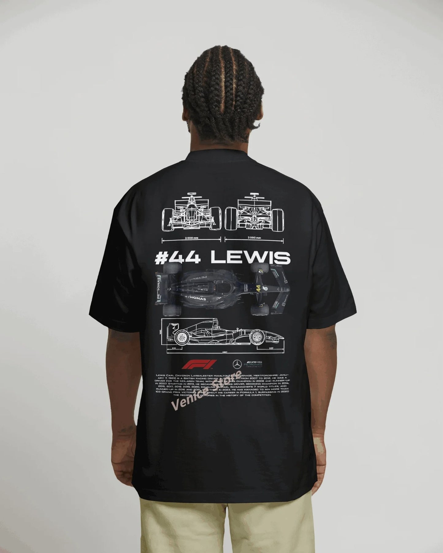 T-shirt with a car print