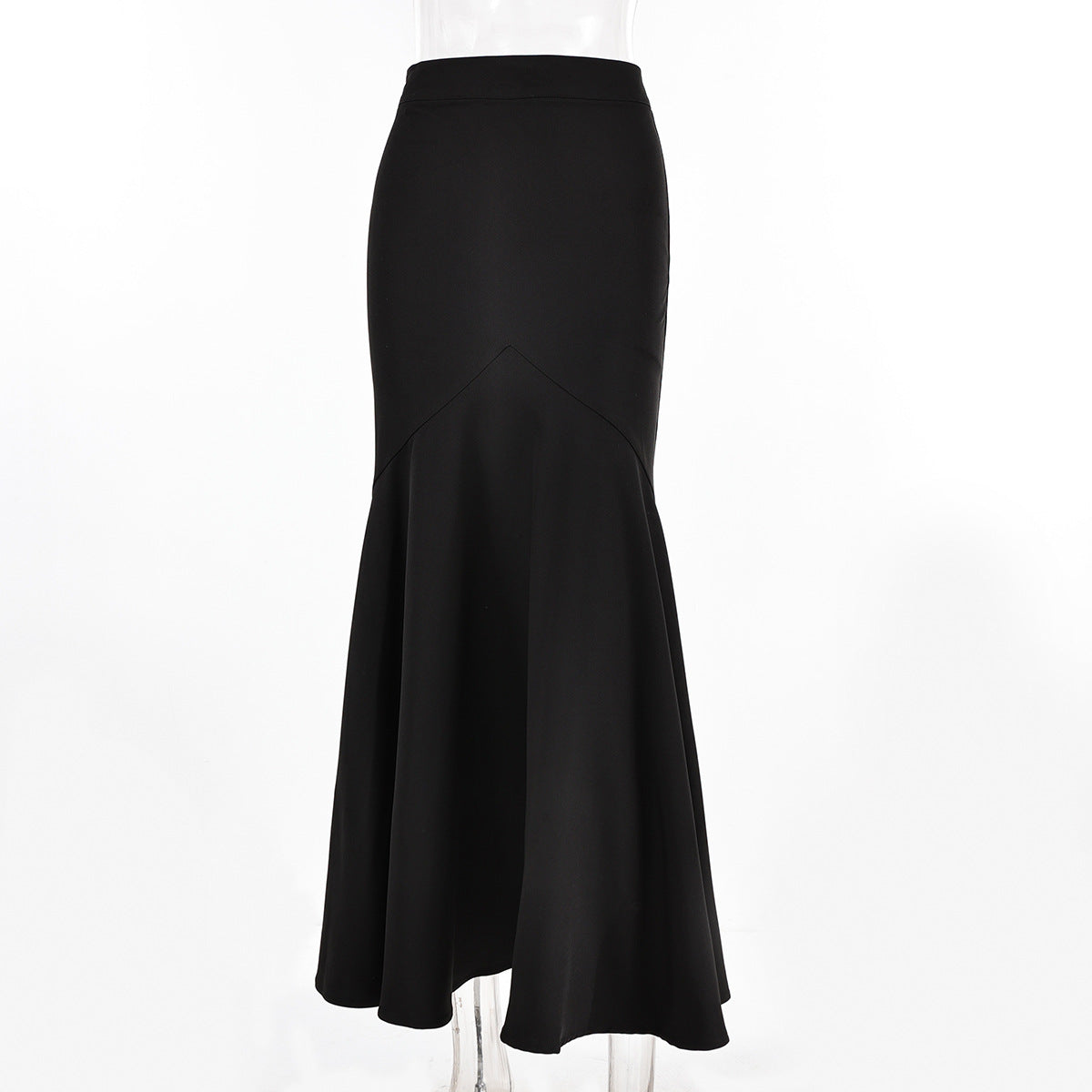 Black high slim skirt