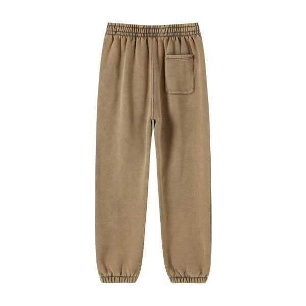 Stylish pants with a washed motif