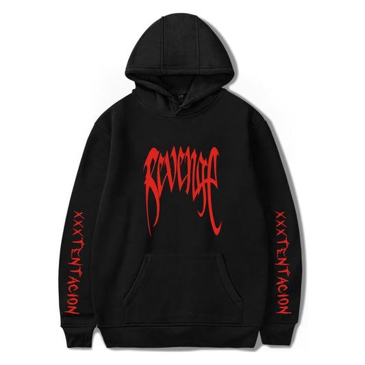 Bluza z kapturem Revenge XXXTentacion Męska damska bluza z kapturem Streetwear Sudadera Hombre Harajuku Męska bluza z kapturem z okrągłym dekoltem 