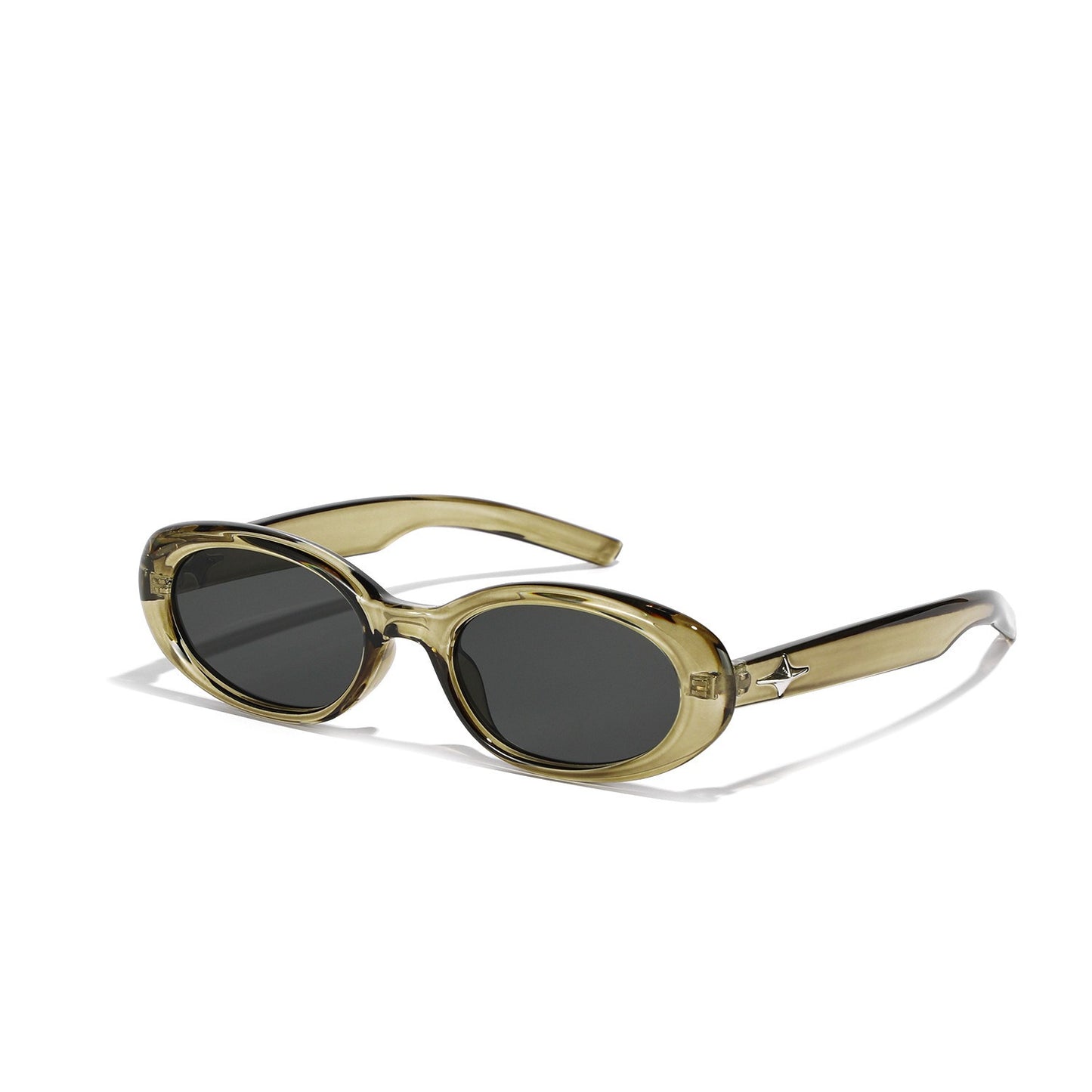 Oval rivet sunglasses