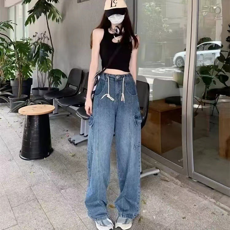 Plain baggy jeans