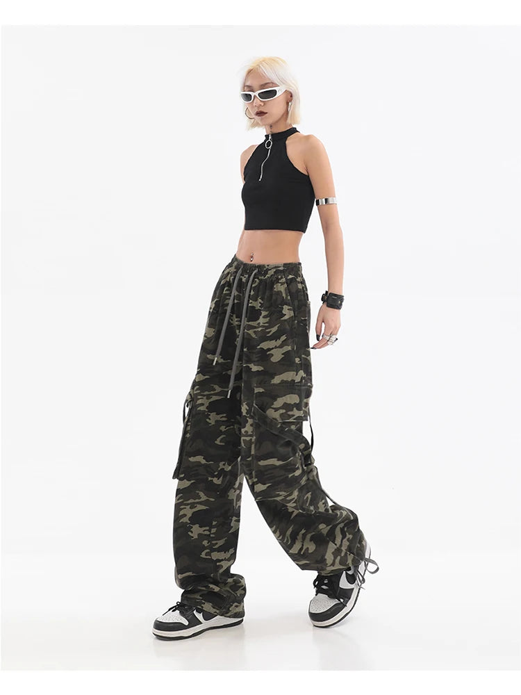 Camouflage baggy pants