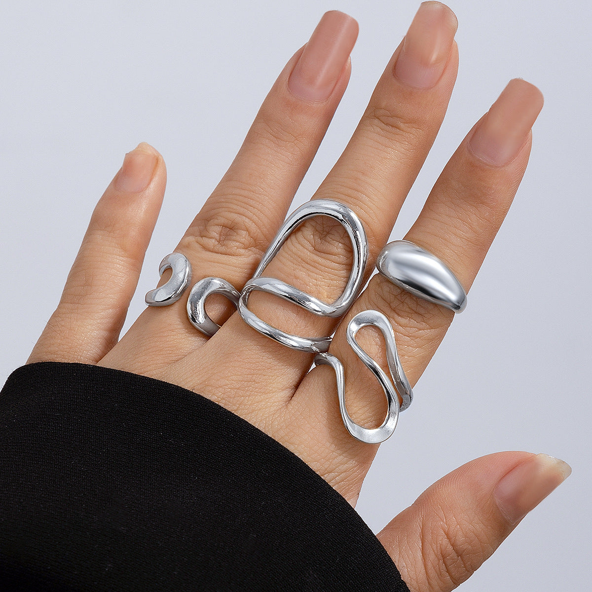 Set of drop-shaped and regular arch rings