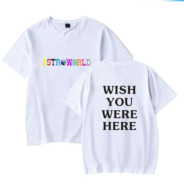 T-shirt with ASTROWORLD album patten