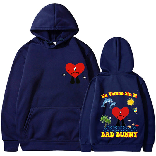 Hoodie with a Bad Bunny album theme