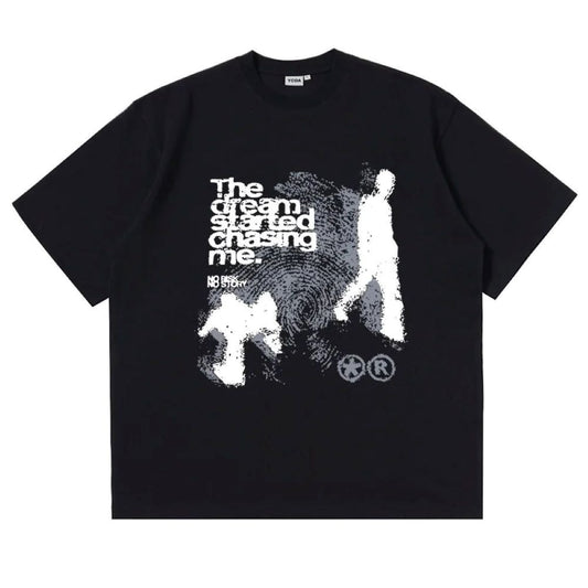 Streetwear T-shirt with a shadow motif