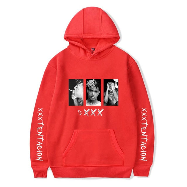 Bluza z kapturem Revenge XXXTentacion Męska damska bluza z kapturem Streetwear Sudadera Hombre Harajuku Męska bluza z kapturem z okrągłym dekoltem 