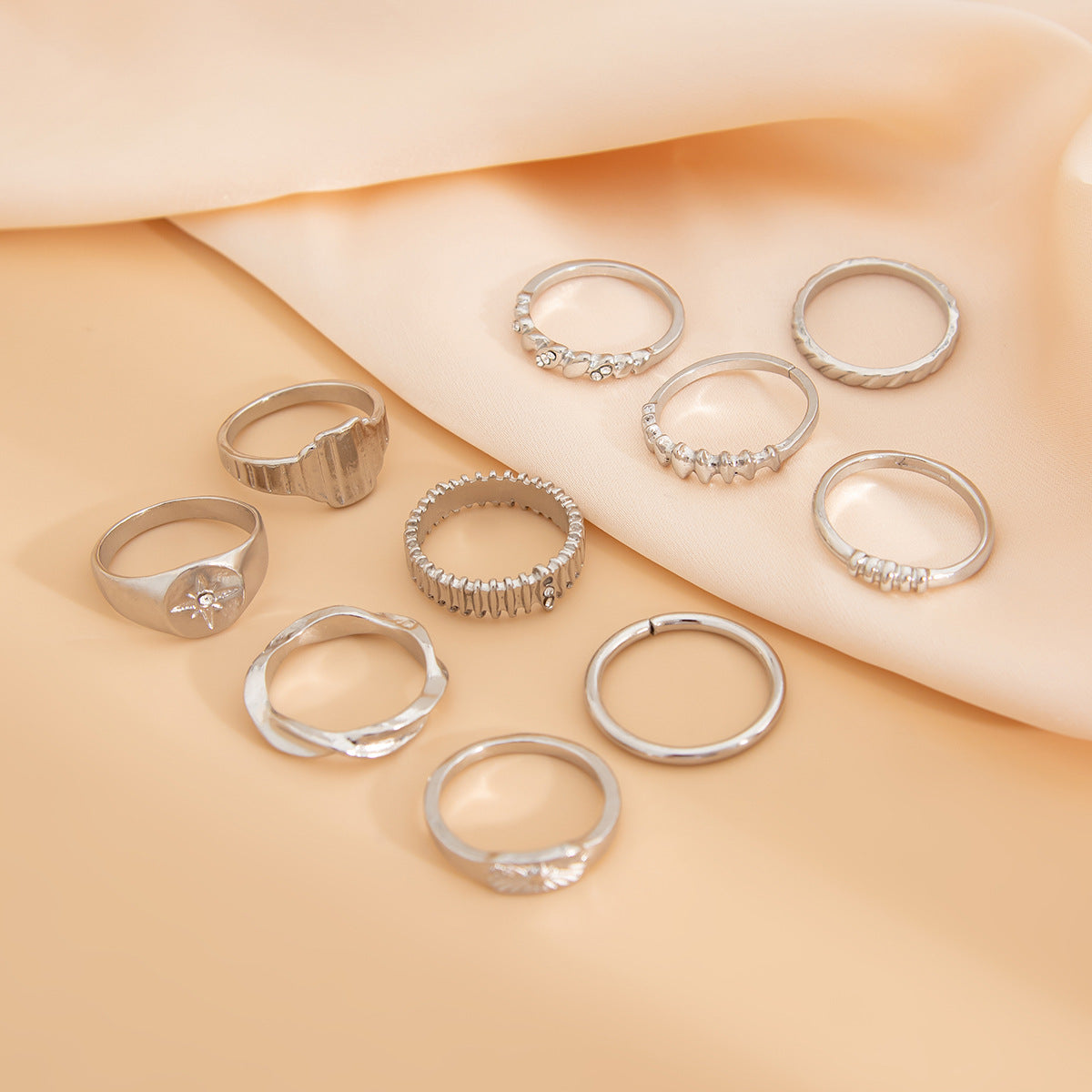 Rings in various styles