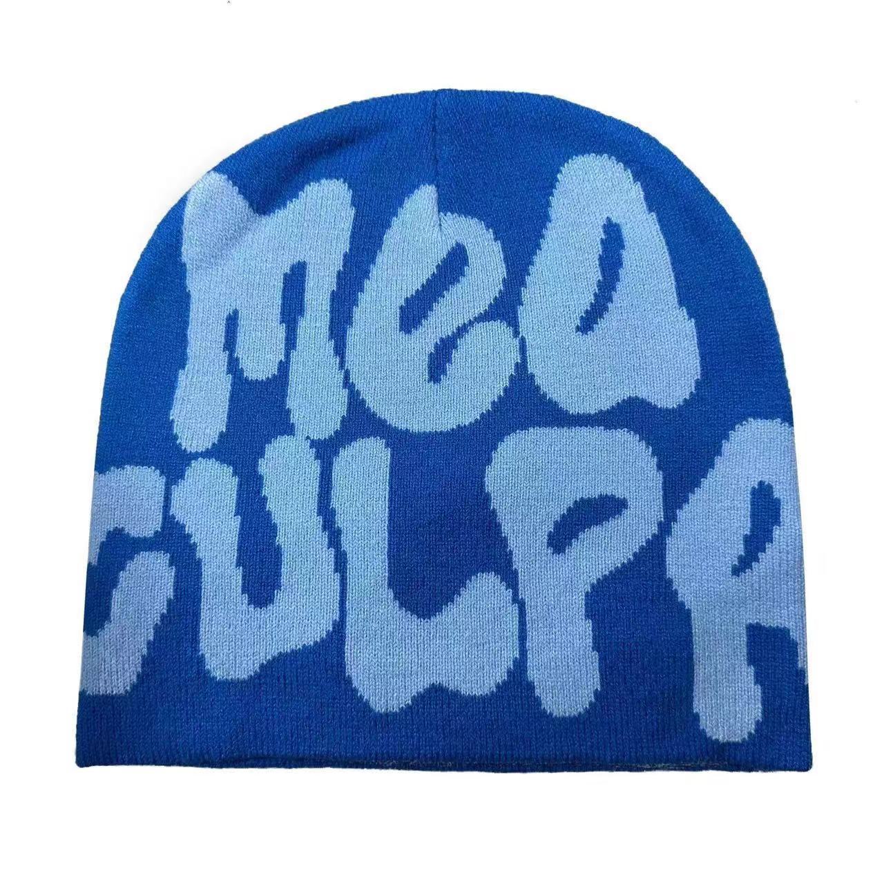 Beanie hat with print