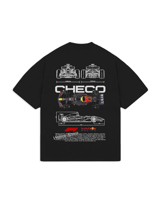 T-shirt with a car print