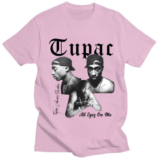 Raper Tupac 2pac Graphic T Shirt Fashion Milk Silk T-shirt