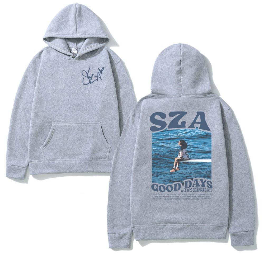 Stylish hoodie with SZA theme