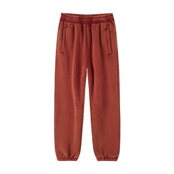 Stylish pants with a washed motif