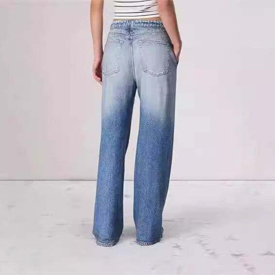 Baggy and oversized denim pants