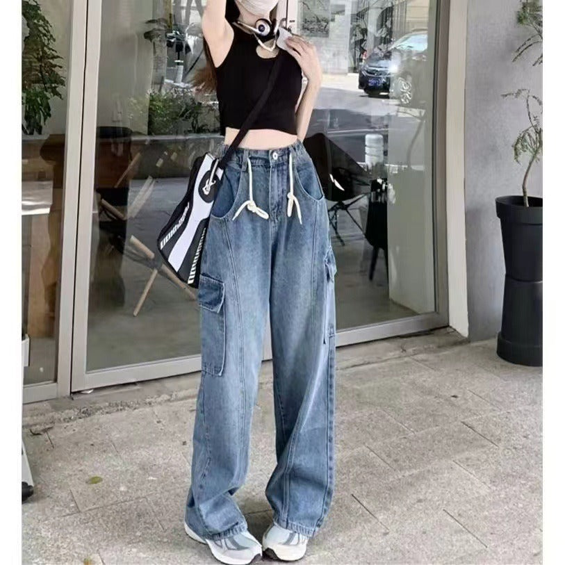 Plain baggy jeans