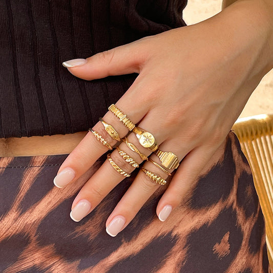 Rings in various styles