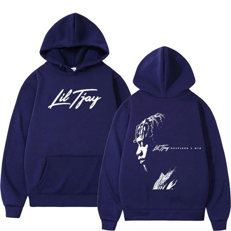 Lil Tjay print hoodie