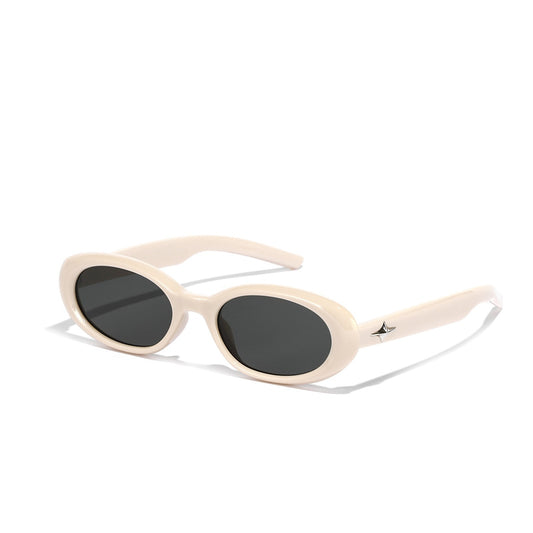 Oval rivet sunglasses