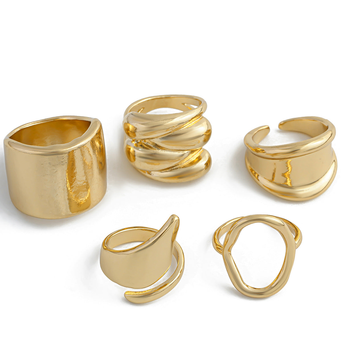 Sets of rings in various shapes