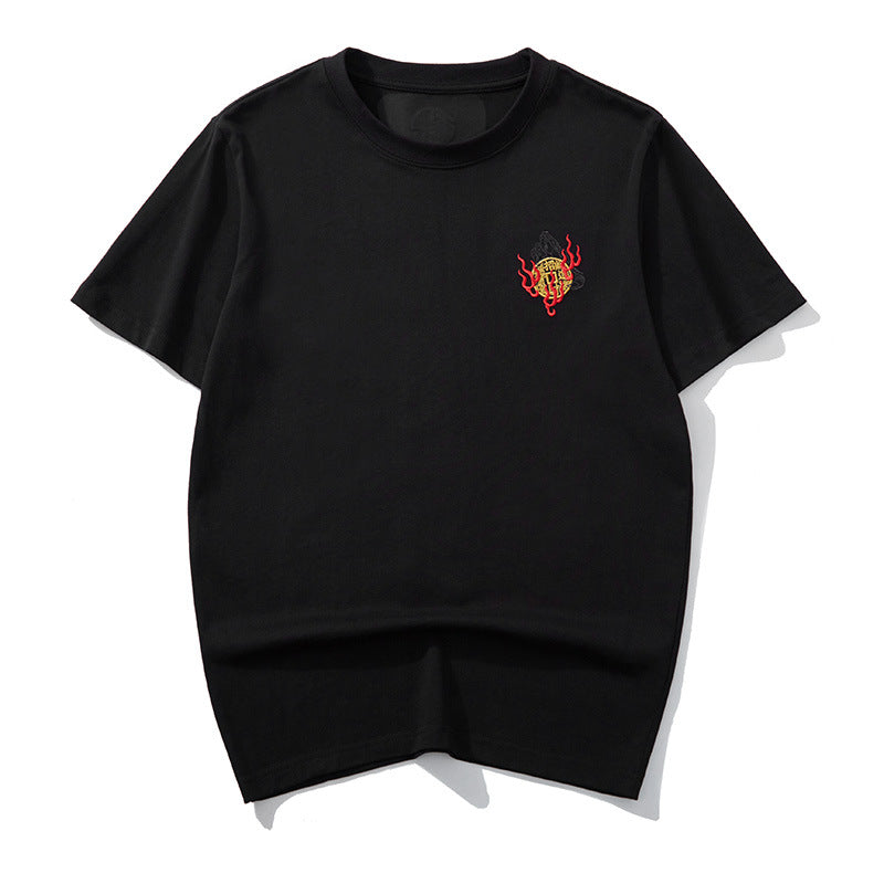 T-shirt with dragon embroidery