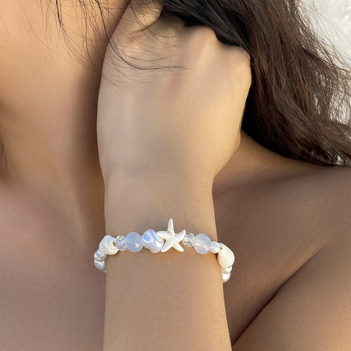 Bracelets with stars and beads