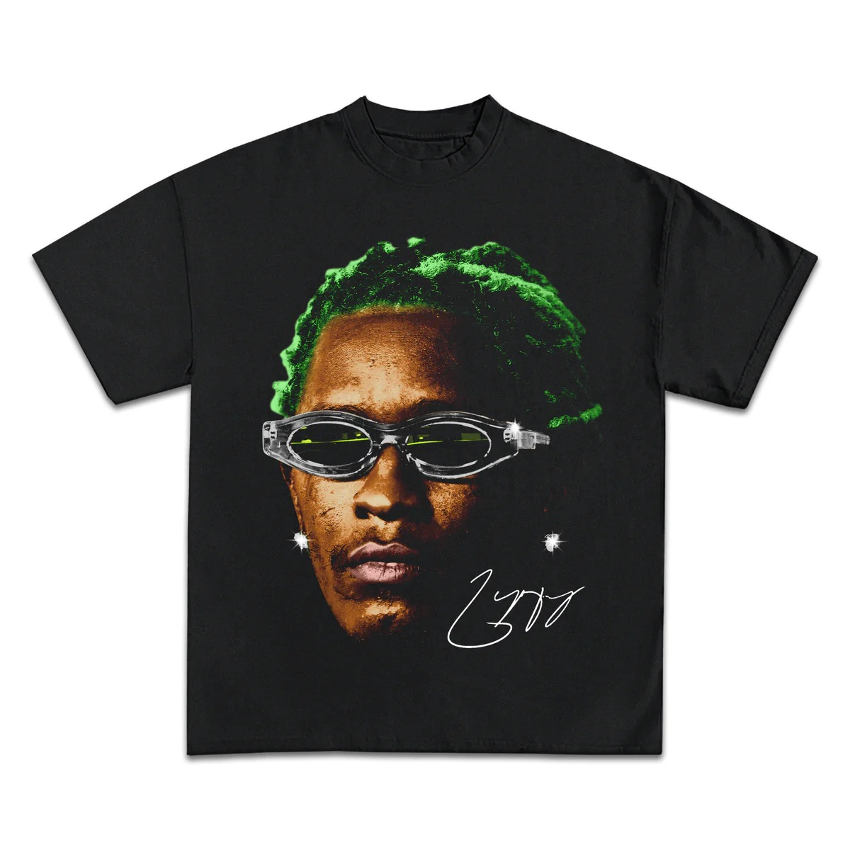 Young Thug pattern T-shirt