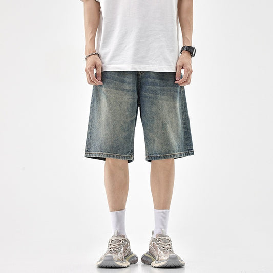 Baggy streetwear jeans shorts