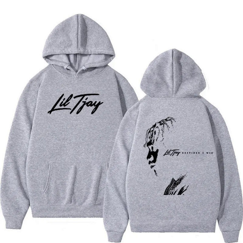 Lil Tjay print hoodie