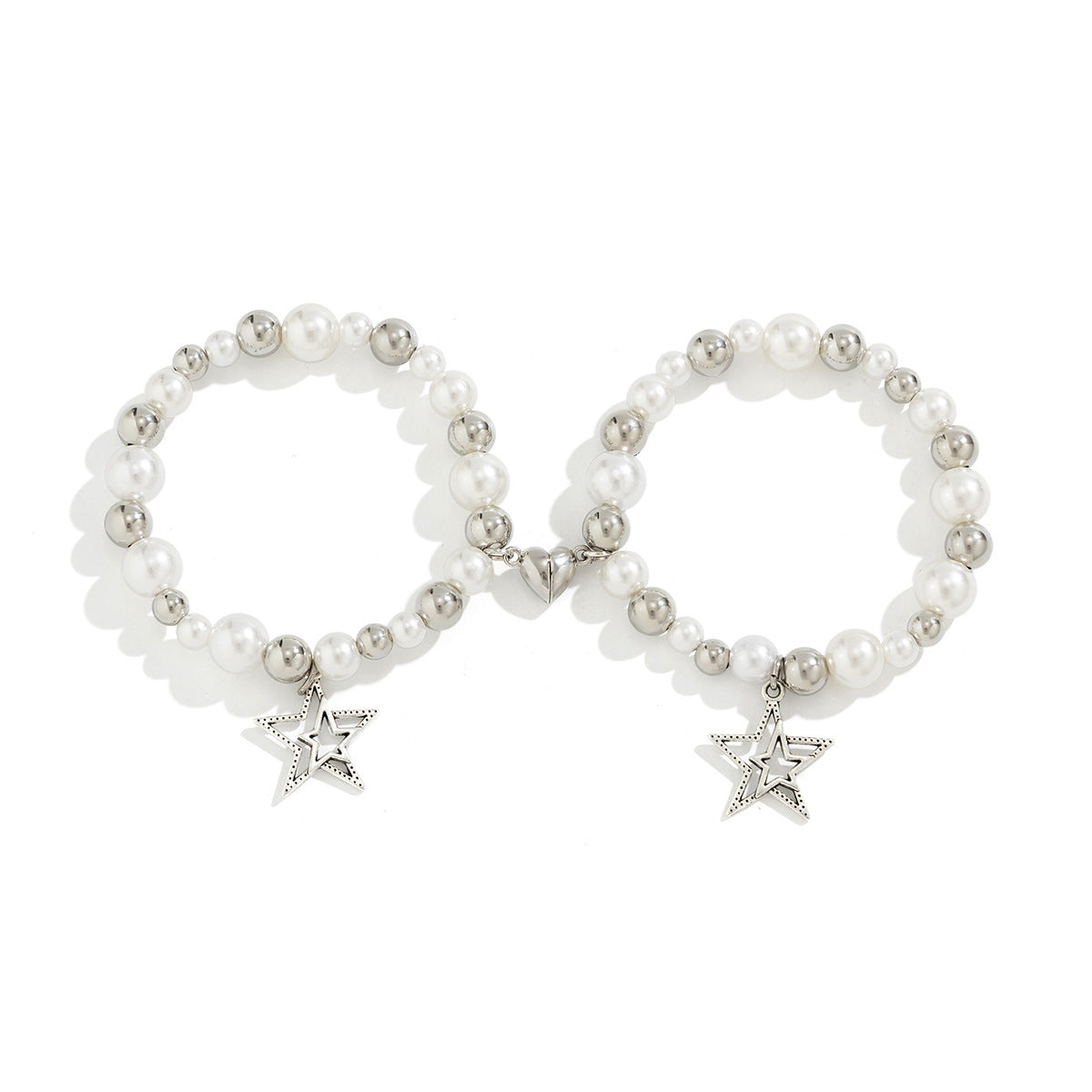 Bracelets with stars and beads